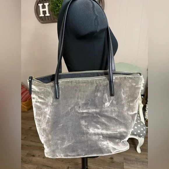 Kate Spade • Kona Dawn Place Velour Tote - Picture 2 of 16